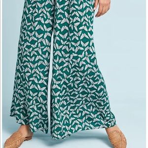 Anthropologie Wide Leg Butterfly Pants